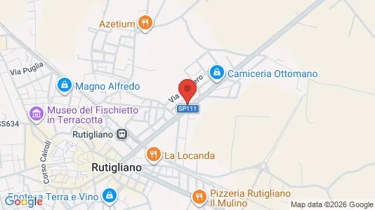 Apartments for rent i Rutigliano - kort over placeringen
