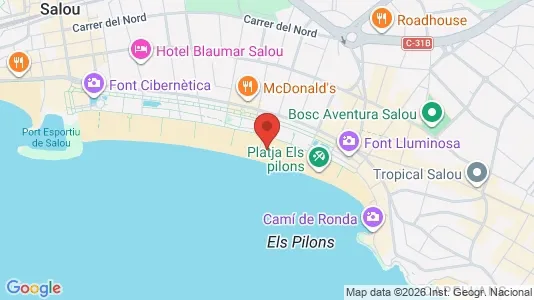 Apartments for rent i Salou - kort over placeringen