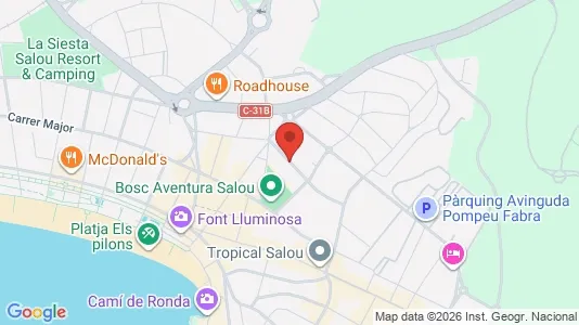 Apartments for rent i Salou - kort over placeringen