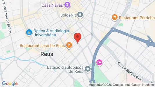 Rooms for rent i Reus - kort over placeringen