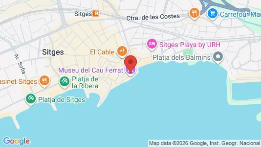 Apartments for rent i Sant Pere de Ribes - kort over placeringen
