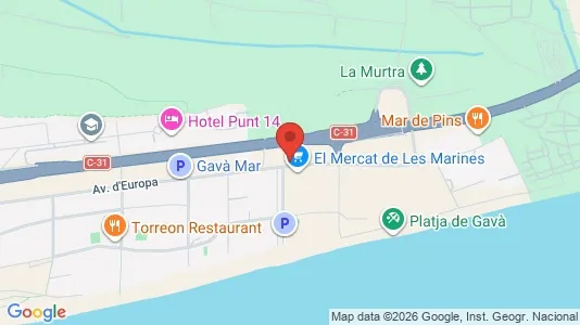 Apartments for rent i Castelldefels - kort over placeringen