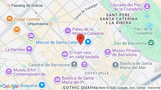Apartments for rent i Barcelona Ciutat Vella - kort over placeringen