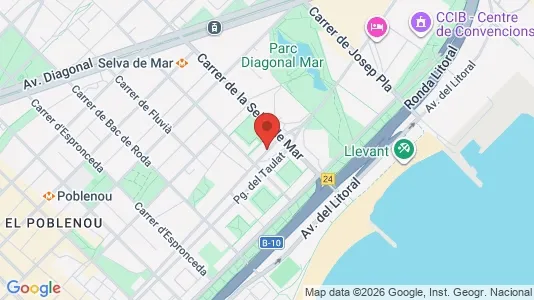 Apartments for rent i Barcelona Sant Martí - kort over placeringen