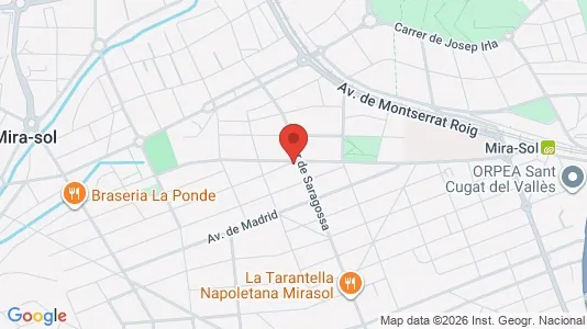 Apartments for rent i Sant Cugat del Vallès - kort over placeringen