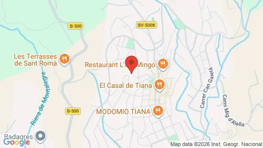Apartments for rent i Sant Fost de Campsentelles - kort over placeringen