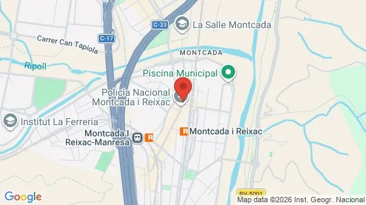 Apartments for rent i Badalona - kort over placeringen