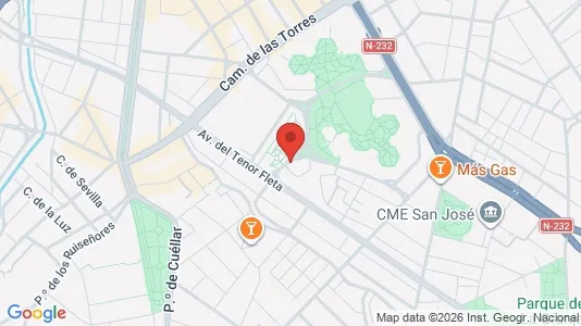 Apartments for rent i Zaragoza - kort over placeringen