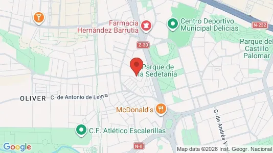 Apartments for rent i Zaragoza - kort over placeringen
