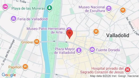 Apartments for rent i Valladolid - kort over placeringen