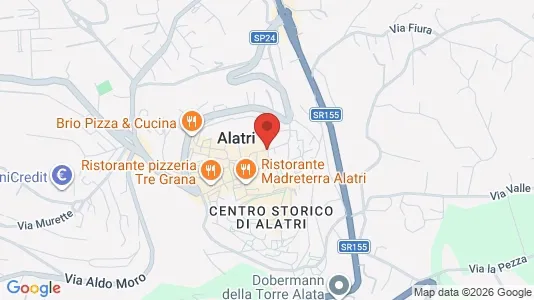 Apartments for rent i Alatri - kort over placeringen