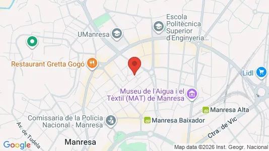 Apartments for rent i Manresa - kort over placeringen