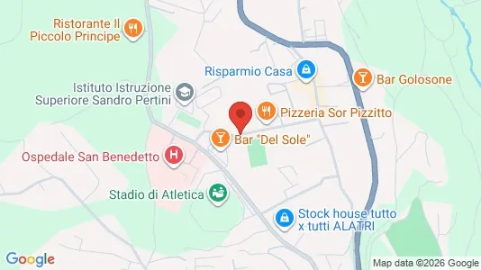 Apartments for rent i Alatri - kort over placeringen