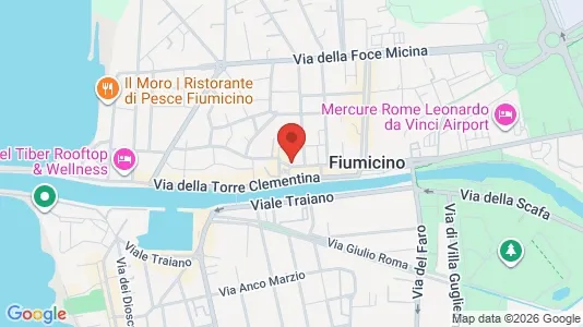 Apartments for rent i Fiumicino - kort over placeringen