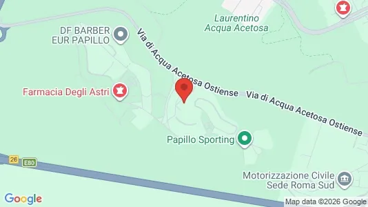 Apartments for rent i Roma Municipio IX – EUR - kort over placeringen