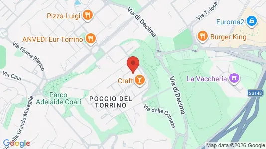 Apartments for rent i Roma Municipio IX – EUR - kort over placeringen