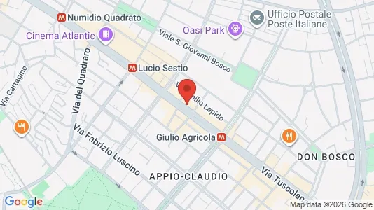Rooms for rent i Roma Municipio V – Prenestino/Centocelle - kort over placeringen