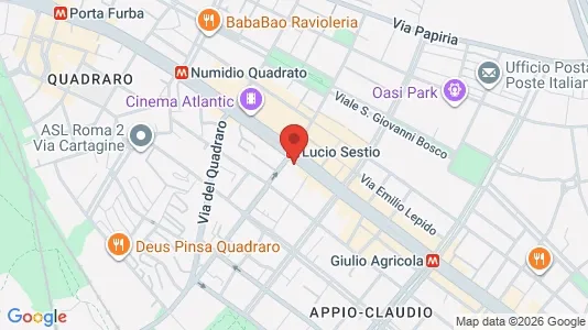 Apartments for rent i Roma Municipio VIII – Appia Antica - kort over placeringen