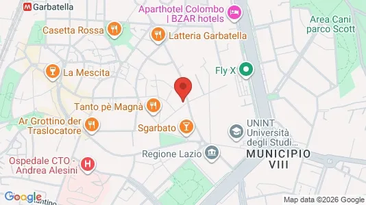 Apartments for rent i Roma Municipio VIII – Appia Antica - kort over placeringen