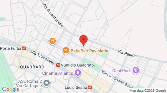 Apartments for rent i Roma Municipio V – Prenestino/Centocelle - kort over placeringen