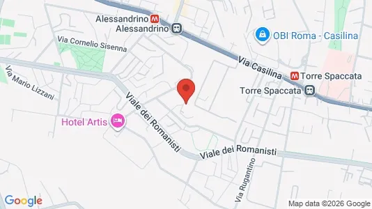 Apartments for rent i Roma Municipio V – Prenestino/Centocelle - kort over placeringen