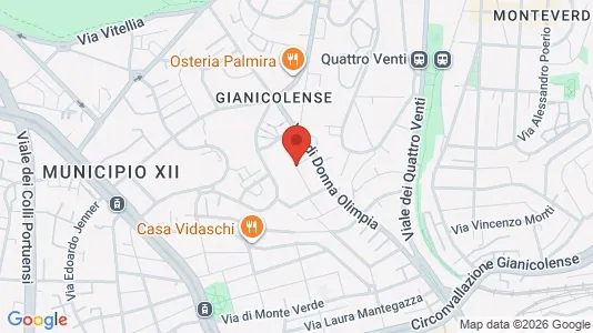Rooms for rent i Roma Municipio XII – Monte Verde - kort over placeringen