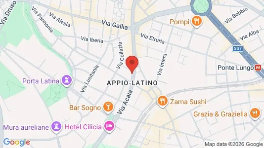 Apartments for rent i Roma Municipio VII – Appio-Latino/Tuscolano/Cinecittà - kort over placeringen