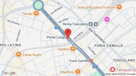 Apartments for rent i Roma Municipio VIII – Appia Antica - kort over placeringen