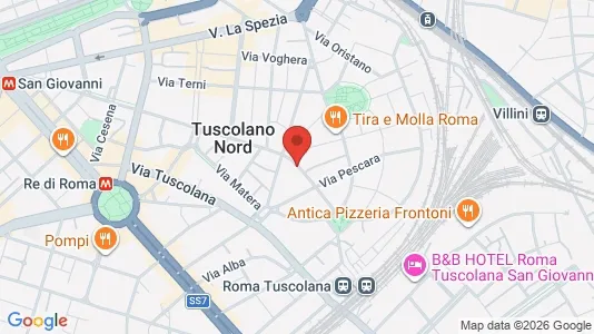 Apartments for rent i Roma Municipio VII – Appio-Latino/Tuscolano/Cinecittà - kort over placeringen