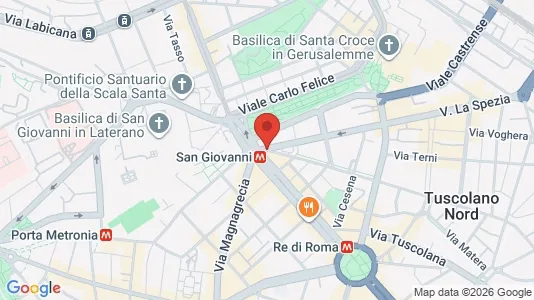 Apartments for rent i Roma Municipio II – Parioli/Nomentano - kort over placeringen