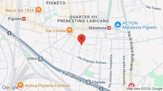 Apartments for rent i Roma Municipio VII – Appio-Latino/Tuscolano/Cinecittà - kort over placeringen