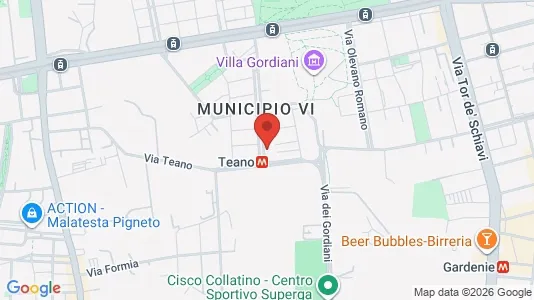 Rooms for rent i Roma Municipio V – Prenestino/Centocelle - kort over placeringen