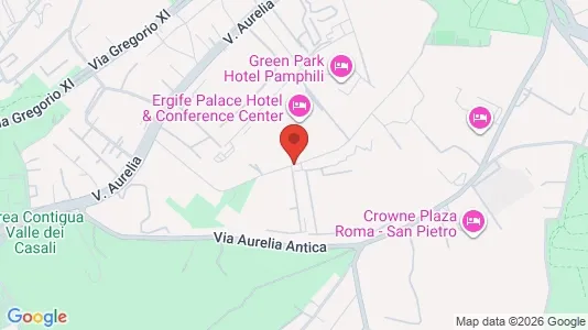 Apartments for rent i Roma Municipio XIII – Aurelia - kort over placeringen