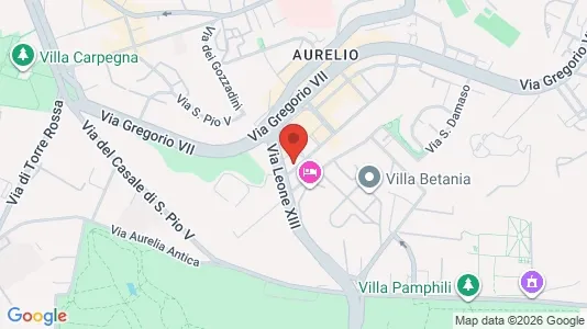 Apartments for rent i Roma Municipio XIII – Aurelia - kort over placeringen