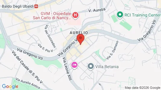 Apartments for rent i Roma Municipio XIII – Aurelia - kort over placeringen