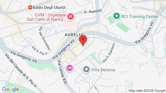 Apartments for rent i Roma Municipio XIII – Aurelia - kort over placeringen
