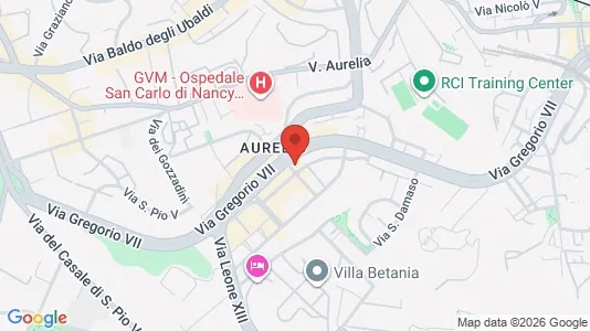Apartments for rent i Roma Municipio XIII – Aurelia - kort over placeringen