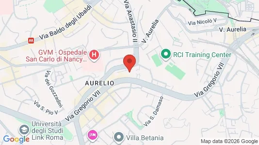 Apartments for rent i Roma Municipio XIII – Aurelia - kort over placeringen