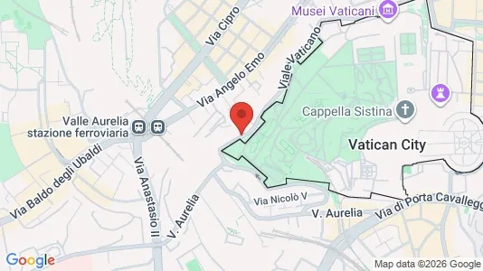 Apartments for rent i Roma Municipio XIII – Aurelia - kort over placeringen