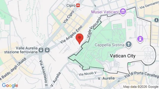 Apartments for rent i Roma Municipio XIII – Aurelia - kort over placeringen