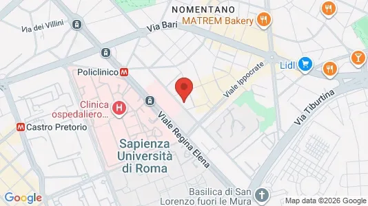 Apartments for rent i Roma Municipio II – Parioli/Nomentano - kort over placeringen