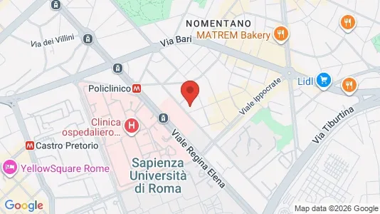 Rooms for rent i Roma Municipio II – Parioli/Nomentano - kort over placeringen