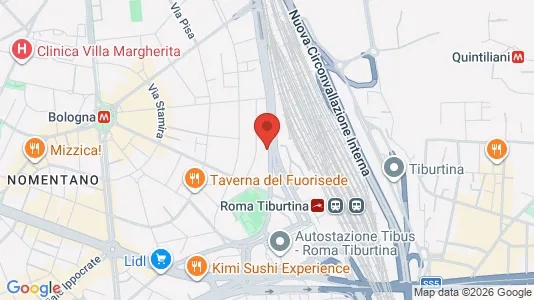 Apartments for rent i Roma Municipio II – Parioli/Nomentano - kort over placeringen