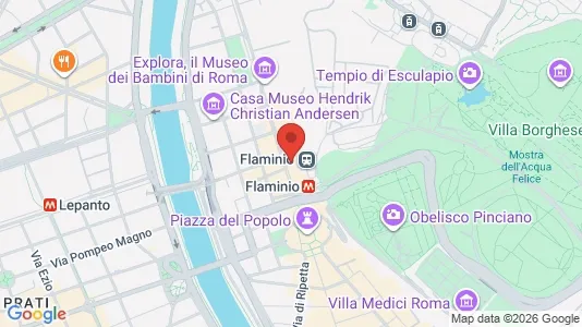 Apartments for rent i Roma Municipio II – Parioli/Nomentano - kort over placeringen