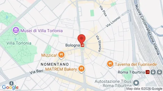 Apartments for rent i Roma Municipio II – Parioli/Nomentano - kort over placeringen