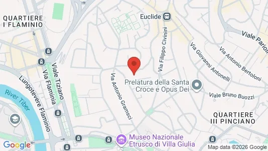 Apartments for rent i Roma Municipio II – Parioli/Nomentano - kort over placeringen