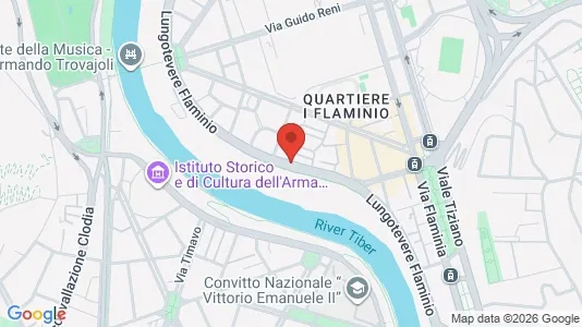 Apartments for rent i Roma Municipio II – Parioli/Nomentano - kort over placeringen