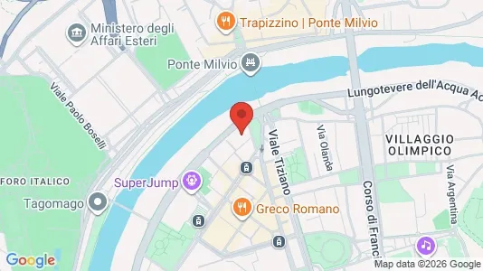 Apartments for rent i Roma Municipio II – Parioli/Nomentano - kort over placeringen