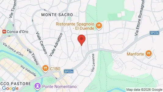 Apartments for rent i Roma Municipio III – Monte Sacro - kort over placeringen
