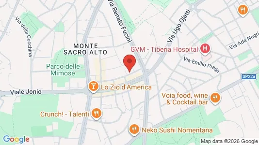 Apartments for rent i Roma Municipio IV – Tiburtino - kort over placeringen